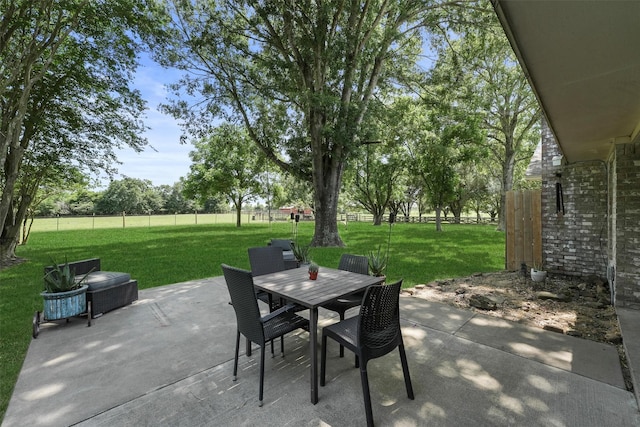 31047 Torrey Rd, Waller, TX 77484 - view of patio / terrace featuring outdoor dining space
