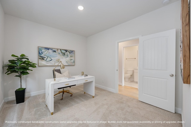 1818 Colquitt St, Houston, TX 77098 - carpeted home office featuring baseboards