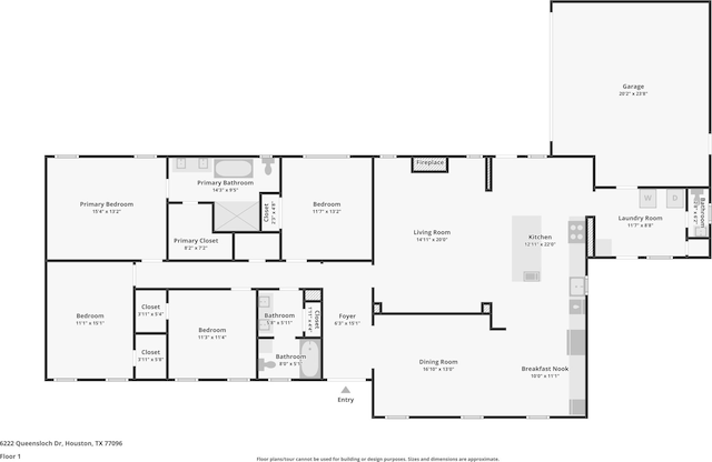 6222 Queensloch Dr, Houston, TX 77096 - property floor plan