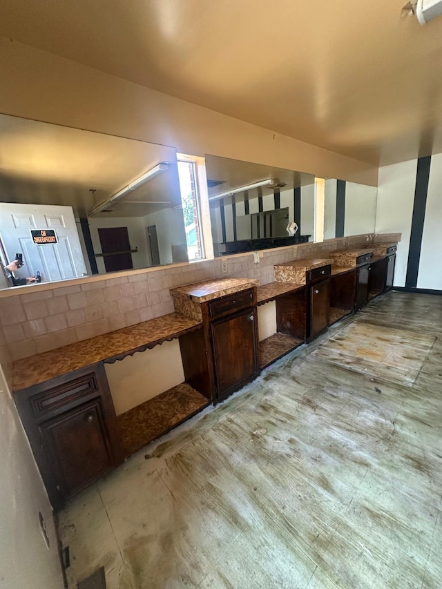 8008 De Priest St, Houston, TX 77088 - bathroom with backsplash and double vanity