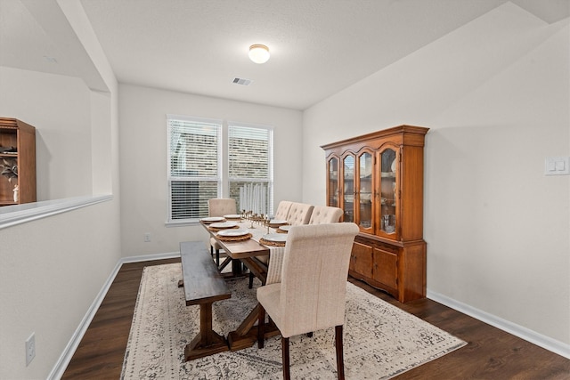 25419 Whitehaven Gate St, Katy, TX 77493 - dining area featuring dark wood-style flooring and baseboards