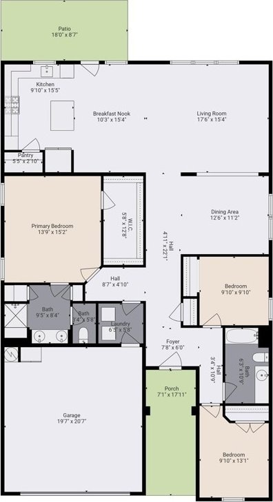 25419 Whitehaven Gate St, Katy, TX 77493 - room layout