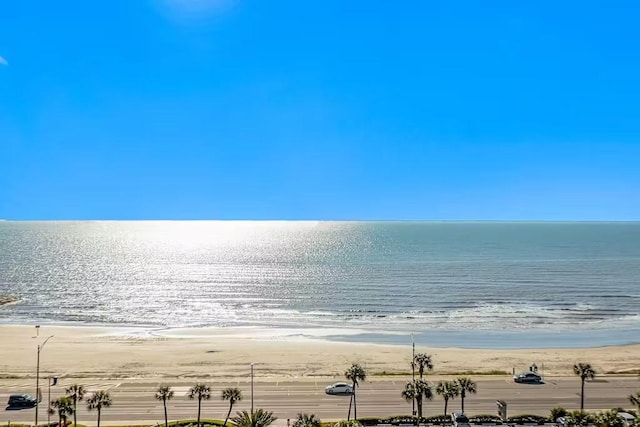 5220 Seawall Blvd Unit 1035, Galveston, TX 77551 - water view featuring nearby beach