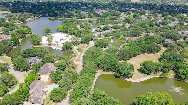 22110 Stone Cross Ct, Katy, TX 77450 - aerial perspective of suburban area with a nearby body of water and a tree filled landscape