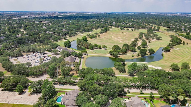 22110 Stone Cross Ct, Katy, TX 77450 - bird's eye view of a nearby body of water and a golf club