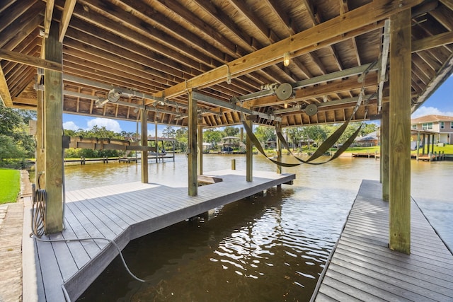 1917 Anchor Way, Dickinson, TX 77539 - dock area with a water view
