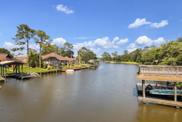 1917 Anchor Way, Dickinson, TX 77539 - dock area with a water view