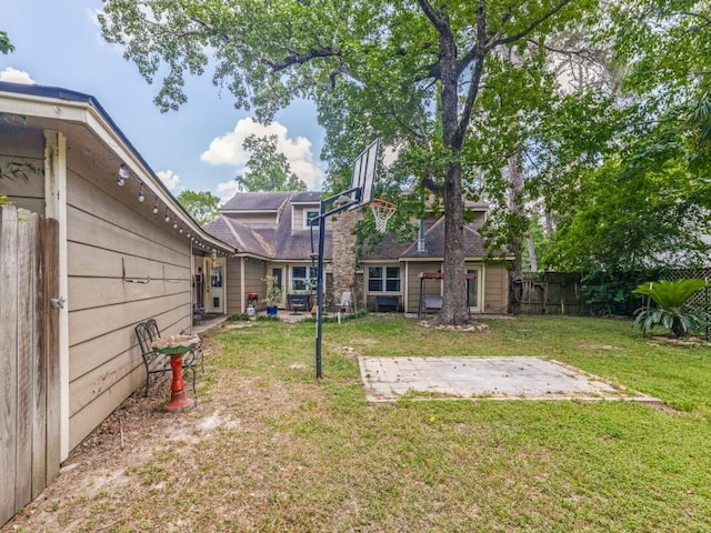 674 Ravensworth Dr, Conroe, TX 77302 - view of yard with a patio area