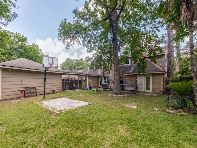674 Ravensworth Dr, Conroe, TX 77302 - view of yard with a patio