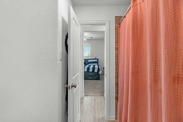 15010 Lake Shore Ave, Mont Belvieu, TX 77523 - hall featuring light wood-style flooring