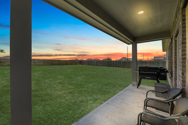 15010 Lake Shore Ave, Mont Belvieu, TX 77523 - view of yard with a patio area