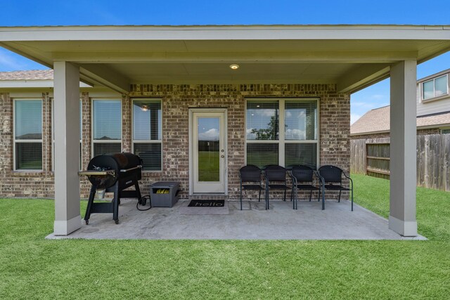 15010 Lake Shore Ave, Mont Belvieu, TX 77523 - view of patio / terrace featuring grilling area