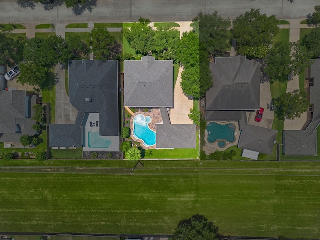 20306 Silverwood Trl, Cypress, TX 77433 - aerial view of a pool area