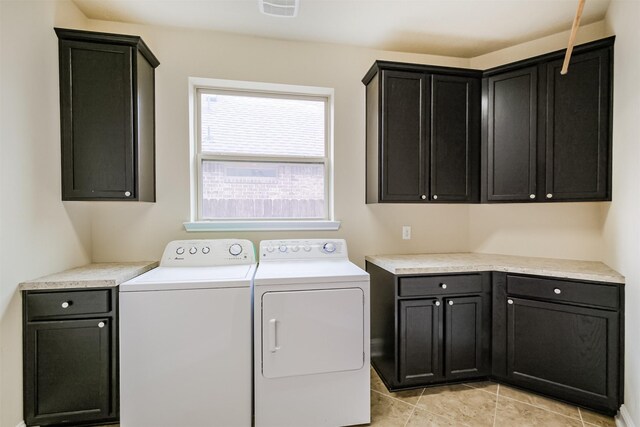 13918 Twisting Ivy Ln, Cypress, TX 77429 - laundry room with cabinet space and separate washer and dryer