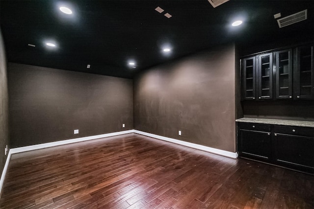 13918 Twisting Ivy Ln, Cypress, TX 77429 - spare room with dark wood-style flooring and baseboards