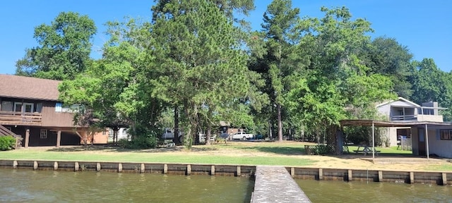 15088 Cozy Cove Ln, Willis, TX 77318 - dock with a water view