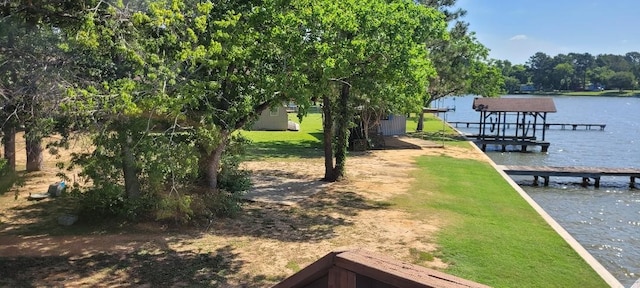 15088 Cozy Cove Ln, Willis, TX 77318 - dock with a water view