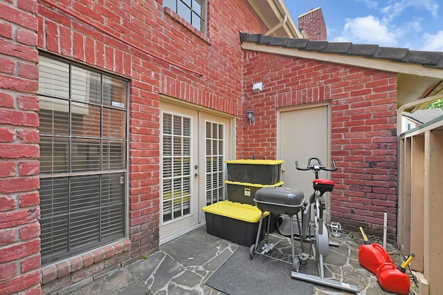 2211 S Kirkwood Rd Unit 26, Houston, TX 77077 - view of patio / terrace with french doors