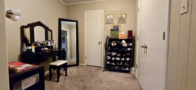 1 Lazy Ln, Bay City, TX 77414 - sitting room featuring crown molding and carpet flooring