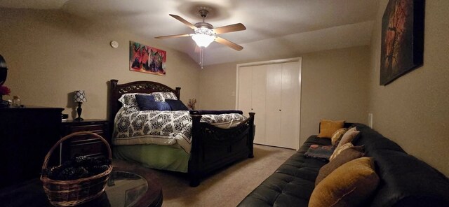 1 Lazy Ln, Bay City, TX 77414 - carpeted bedroom with a closet and ceiling fan