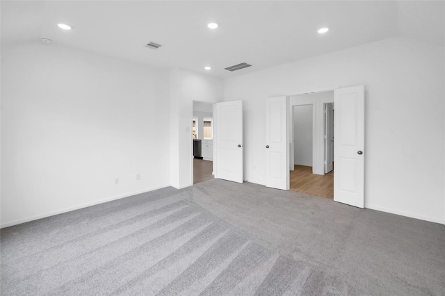 5210 Lake Trout Ln, Baytown, TX 77521 - unfurnished bedroom with carpet flooring, recessed lighting, and baseboards