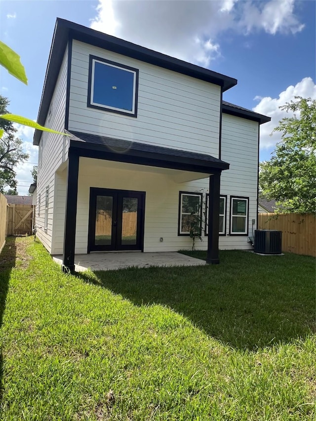 7107 Foster St Unit A, Houston, TX 77021 - rear view of house with a patio area and french doors