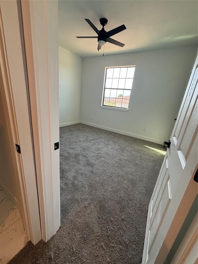 6197 Rd 5503, Cleveland, TX 77327 - carpeted spare room with baseboards and ceiling fan