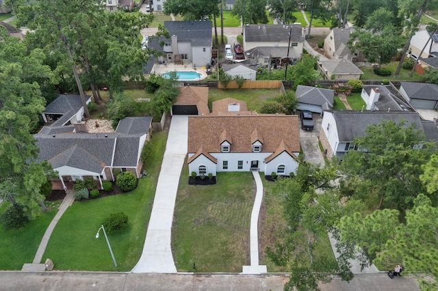 1422 Saddlecreek Dr, Houston, TX 77090 - view of property location with nearby suburban area and a pool area