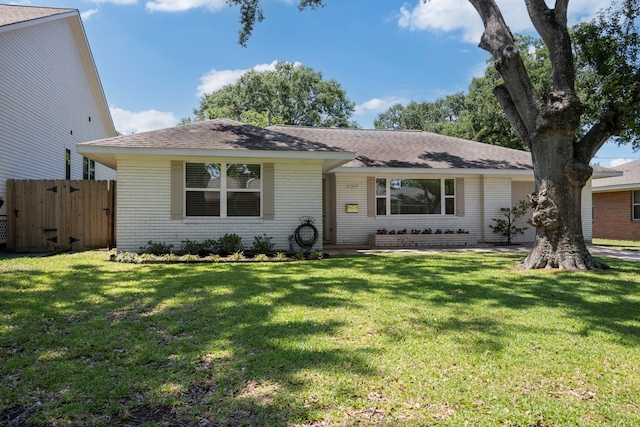 2107 Hewitt Dr, Houston, TX 77018 - ranch-style home with brick siding and a shingled roof