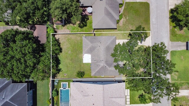2107 Hewitt Dr, Houston, TX 77018 - view of property location with property parcel outlined