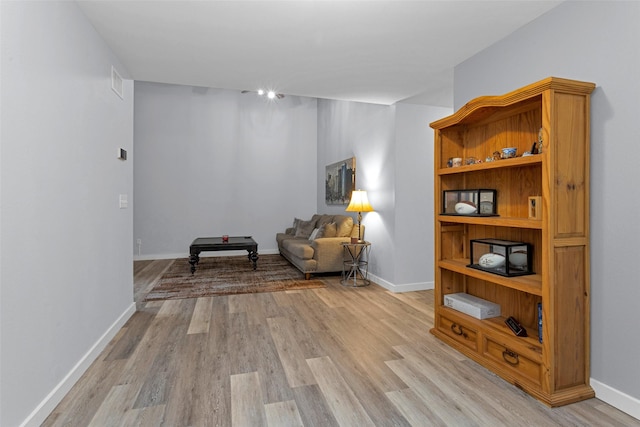 4220 Kenbrook Dr, Nacogdoches, TX 75965 - sitting room featuring light wood-type flooring and baseboards