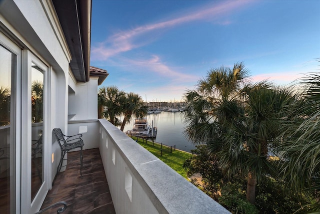 721 Harborside Way, League City, TX 77565 - balcony with a water view