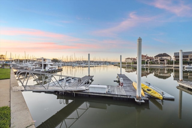 721 Harborside Way, League City, TX 77565 - dock area featuring a water view