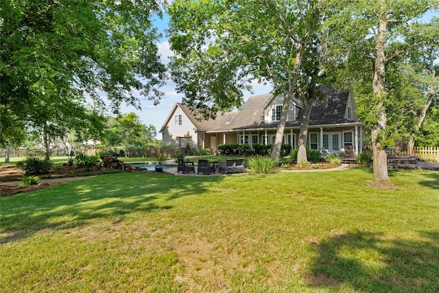 5318 E Plantation Oaks Dr, Arcola, TX 77583 - back of property featuring a patio area