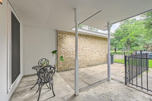 3106 Village Springs Ct, Houston, TX 77339 - view of patio with a gate