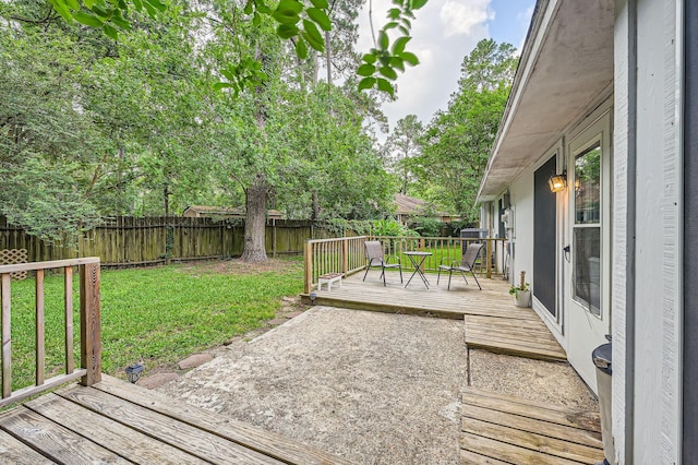 3106 Village Springs Ct, Houston, TX 77339 - view of wooden deck
