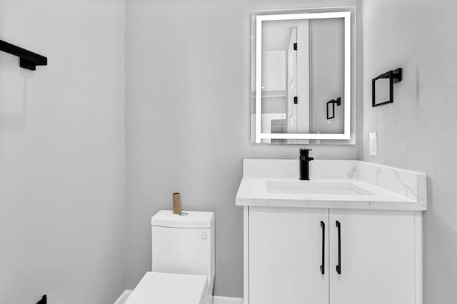 1505 Stuart St, Houston, TX 77004 - half bathroom featuring toilet and vanity