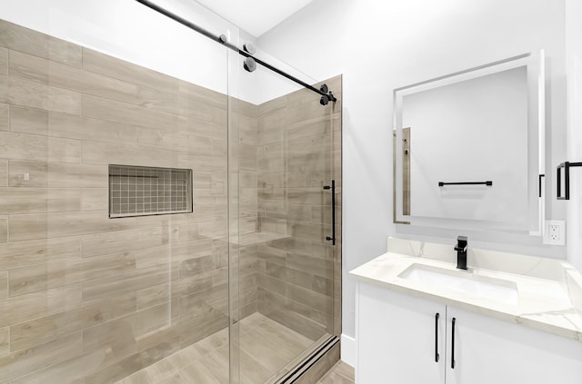 1505 Stuart St, Houston, TX 77004 - bathroom with a shower stall and vanity