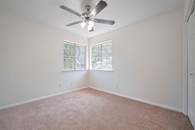 2130 Avenida La Quinta St, Houston, TX 77077 - carpeted empty room featuring baseboards and ceiling fan