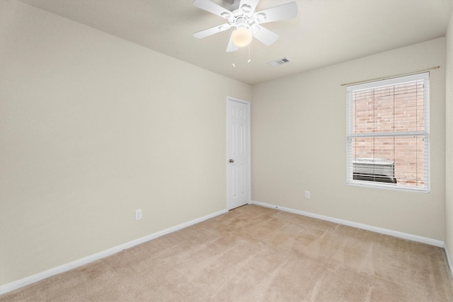 11410 Dahlia Dale Dr, Tomball, TX 77375 - unfurnished room with light carpet, baseboards, and ceiling fan