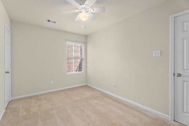 11410 Dahlia Dale Dr, Tomball, TX 77375 - unfurnished bedroom featuring light colored carpet, baseboards, and ceiling fan
