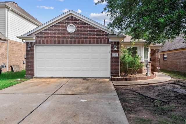 11410 Dahlia Dale Dr, Tomball, TX 77375 - single story home with brick siding, driveway, and a garage