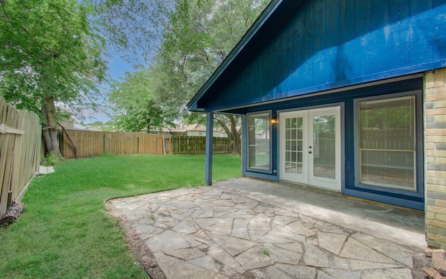 13215 Bunker Hill Dr, Willis, TX 77318 - view of patio / terrace with french doors