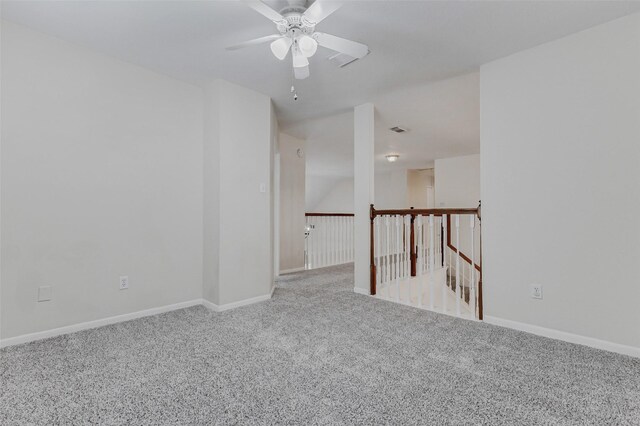 17935 Western Pass Ln, Houston, TX 77095 - carpeted spare room with a ceiling fan and baseboards