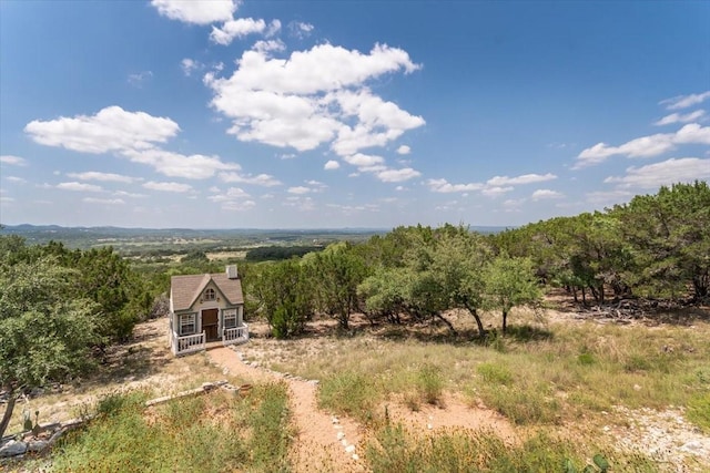 1328 Lakepark Dr, Lakehills, TX 78063 - view of subject property with a heavily wooded area