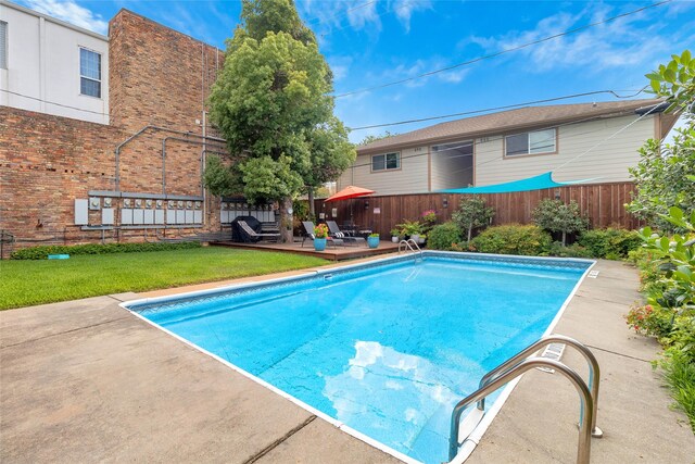 1909 Brun St Unit 17, Houston, TX 77019 - view of swimming pool featuring a patio