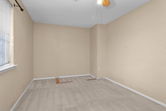 11539 Byronstone Dr, Houston, TX 77066 - unfurnished room featuring carpet floors, baseboards, and a ceiling fan