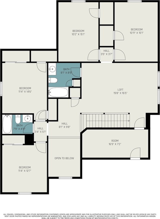 8335 Mandalay Bay Dr, Baytown, TX 77523 - room layout