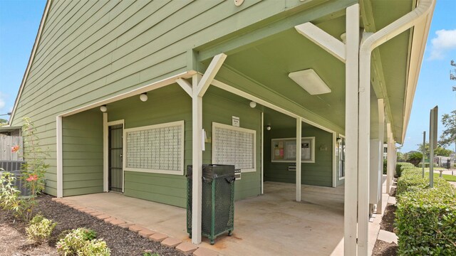 14777 Wunderlich Dr Unit 2013, Houston, TX 77069 - view of patio / terrace featuring mail area