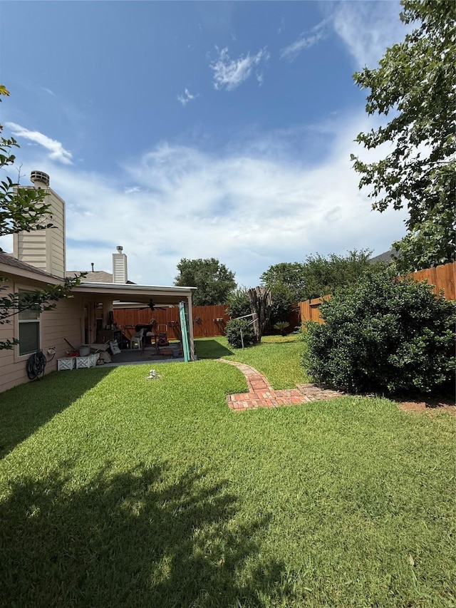20122 Yellow Canyon Falls Dr, Tomball, TX 77375 - view of yard with a patio